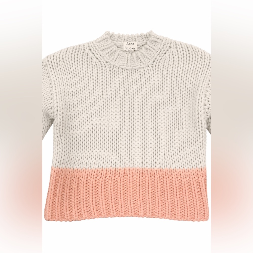 Acne Studios Two-Tone Cowl Neck Sweater